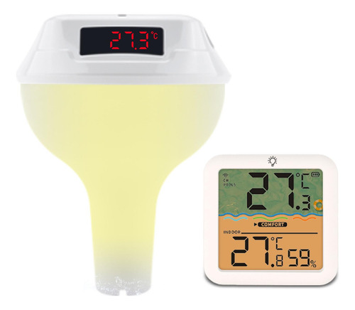 Digital Solar Flotante Fácil De Lectura Ip68 Temperatura De