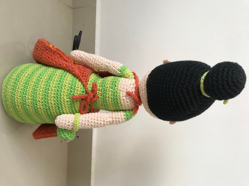 Muñeca Costurera Amigurumi Tejida Crochet