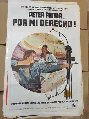 Afiche De Cine Original Con Peter Fonda- Por Mi Derecho-1996