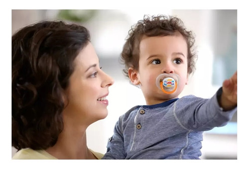 Chupeta de silicone Avent Libre Bpa X2 Autos Flores de 6 a 18 meses