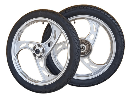 Par De Rines Ft200ts Italika Con Llantas