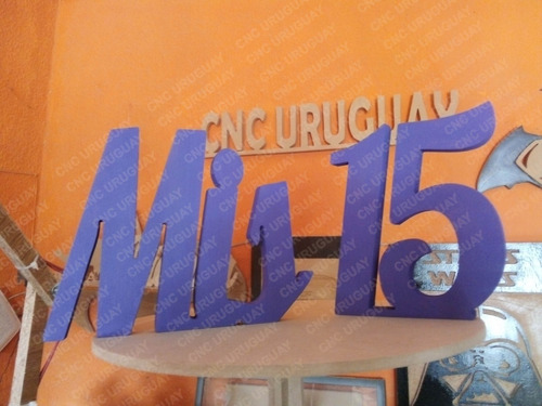 Imagen 3 de 10 de Letras En Madera Mdf 16 Cm Para Decoración - Letras Pintadas