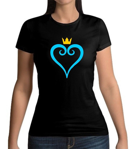 Playera Kingdom Hearts Sora Crown Heart Mujer