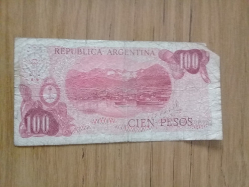 Billete 100 Pesos Ley Con Tres 6 Y Termina Con Cinco 9 R C (Usado)