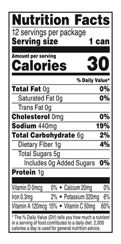 Imagem 5 de 6 de 6x Suco De Vegetais Original V8 163ml