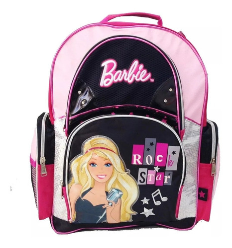 Mochila De Espalda Barbie Con Licencia Original 16 Rock