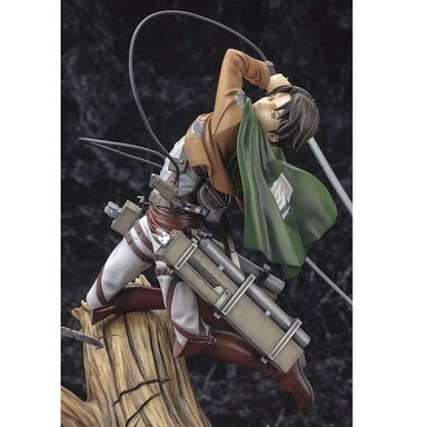 Estátua Levi Rivaille Ackerman Attack On Titan Tree Trunk