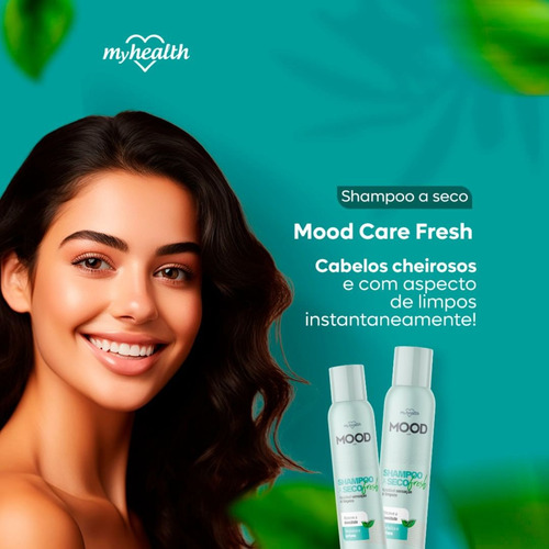 4 Shampoo A Seco Mood Care 150ml Revitalizador Cabelos Limpo