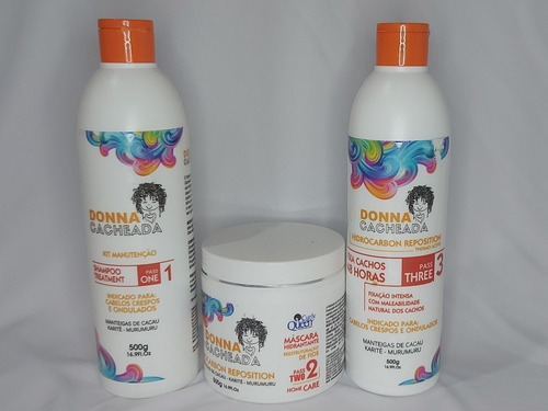 Kit Manutenção Para Cabelos Cacheados Donna Cacheada