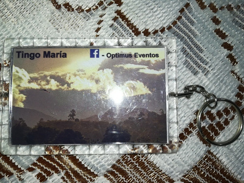 Llaveros Para Colocar Fotos De Cualquier Papel - P/unidad