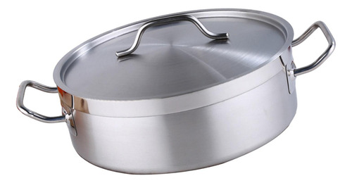Olla Caliente De Acero Inoxidable, Olla De 25 Cm X 9 Cm