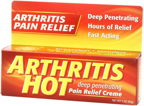Pomada en crema para artritis caliente importada, 85 grs