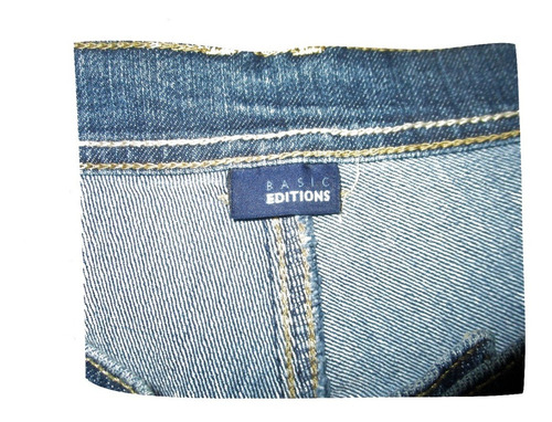 Capri Bermuda Azul Mezclilla Talla 22w (40/42) Basic Editio
