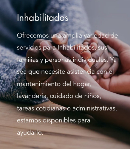 Imagen 5 de 5 de Cuidadoras Domiciliarias/prestaciones.