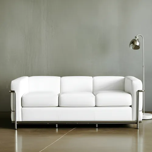 Sofá modular Mobilias Design Premium Le Corbusier de 3 cuerpos te...