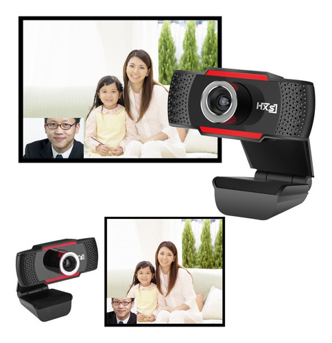 Imagen 3 de 6 de Hxsj Cámara Web Computadora Portátil Cámara 1080p Para Confe