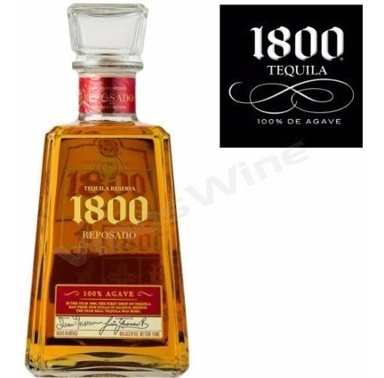 Tequila 1800 Reposado 100% Agave Importado De México