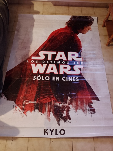 Banner Cine Star Wars The Last Jedi Kylo La Plata 