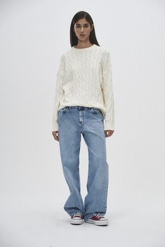 Pantalón Jean Wide Leg Mara Antony Mujer Sweet