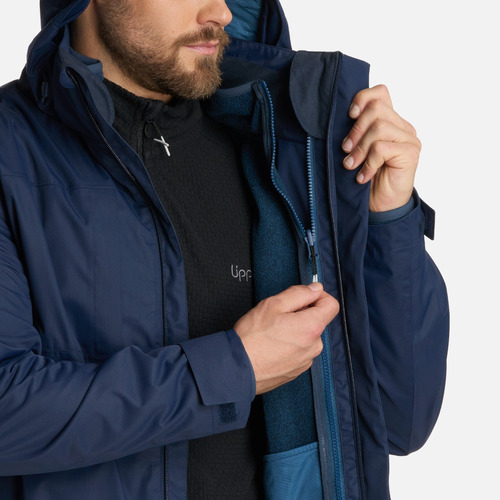 Chaqueta Hombre Tres Cruces Fusion-3 Azul Marino Lippi I25