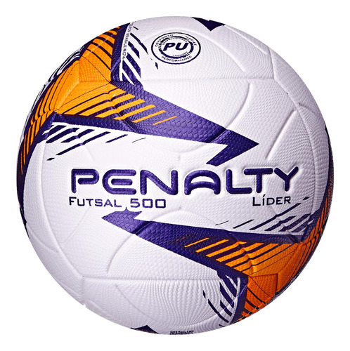 Bola Futsal Penalty Lider Xxiv 521363 Cor Branco-laranja