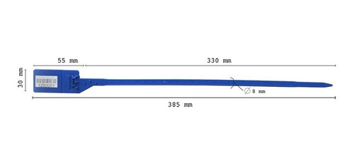 Imagen 4 de 10 de Precinto Plastico N° Secure Grip Traba Metalica X100u Dw!