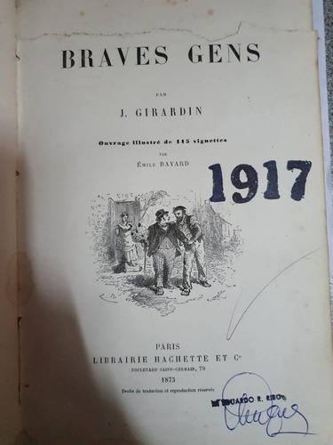 Les Braves Gens J Girardin Ilustrado Emile Bayard En Frances