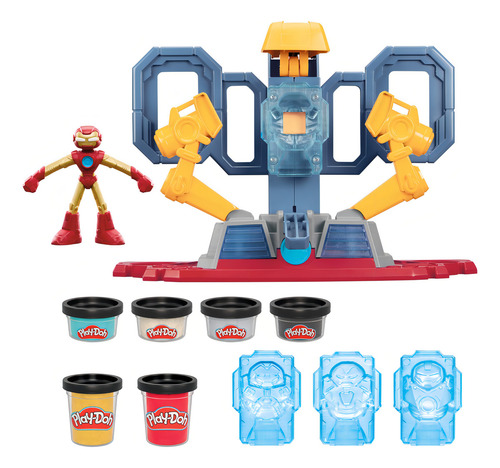 Set De Masas De Playdoh De Iron Man Laboratorio De Armaduras
