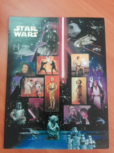 Imagen 1 de 10 de Timbres Filatelia Star Wars 30 Aniversario