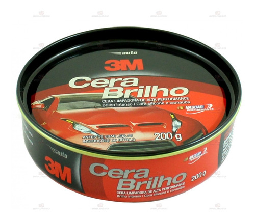 Cera Brilho 3m 200gr Con Carnaúba