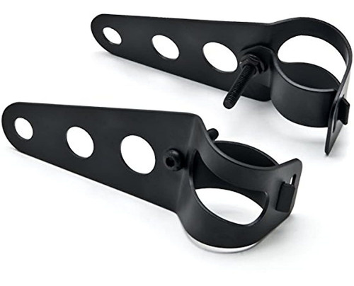 Black Head Mounting Fork Ears Bracket (for Cafe Racer Bobber