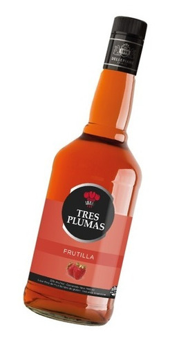 Licor De Frutilla Tres Plumas X 6 U. X 700ml Hot Sale!