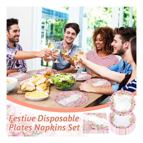 Umigy 100 Pcs Placas Desechables, Ideales Para Tea Party