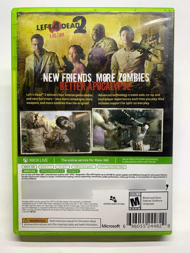 Left 4 Dead 2 Xbox 360 (Usado)