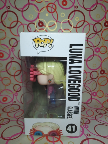 Funko Pop Harry Potter Luna Lovegood Con Lentes Sdcc 2017 (Usado)