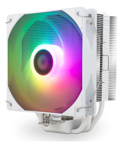 Enfriamiento Disipador Aire Pc Cpu 120 Argb 1700 Am5 Blanco