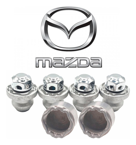 Birlos De Seguridad Mazda 3 Sedán Con 2 Llaves