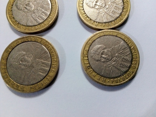 Imagen 3 de 10 de Moneda 100 Pesos - Con Falla - Chile -( Valor Por 4 )