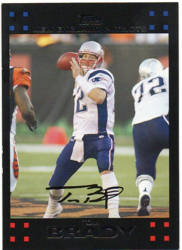 2007 Topps Tom Brady Patriots # 28