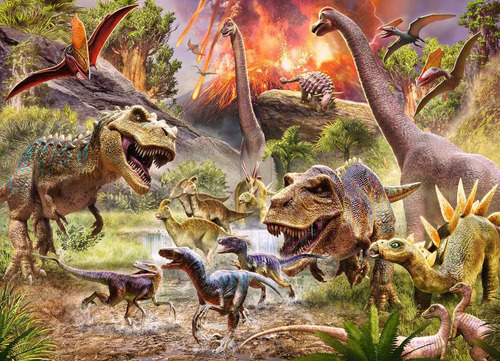 Rompecabezas Dinosaurios Volcan T-rex 60 Pz Ravensburger