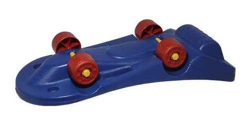 Imagem 2 de 2 de Super Skate Infantil Criança Brinquedo Radical Azul Ggb