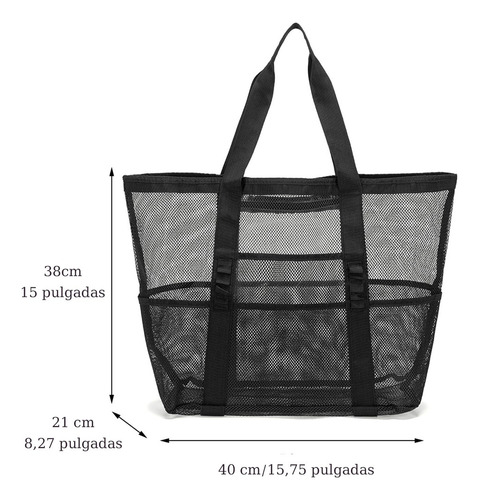 Bolsa De Malla Grande Para Playabolso De Hombro Para Mujer