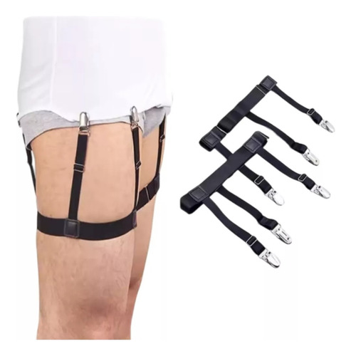 Sujetadores De Camisas Ajustable Tensador Elástico