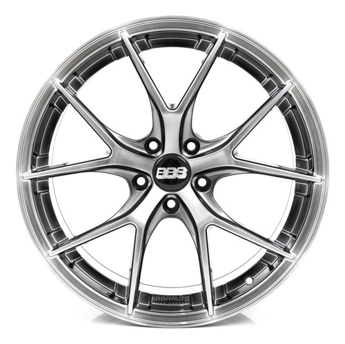 Rodas 20 Bbs Fi-r Jetta Gli Golf Gti Passat Fusca Tiguan Cor Prata Metalizado