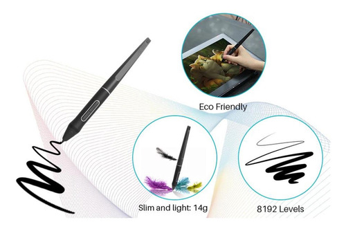 Lápiz Óptico Para Tableta De Dibujo Gráfico Pw500, Batería H