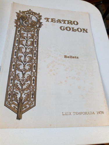 Teatro Colón,  Programa 1976. Ballets.  Giselle 2/6