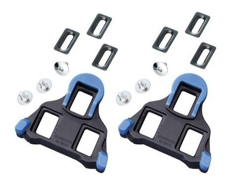 Imagen 2 de 3 de Calas De Ruta Shimano Azul Original Spd (envio Gratis)