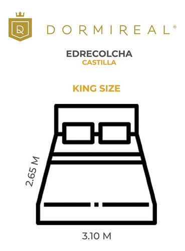 Edrecolcha Castilla King Size Dormireal