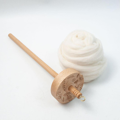 Husillo De Caída Con Tiras De Lana Verticilo Superior