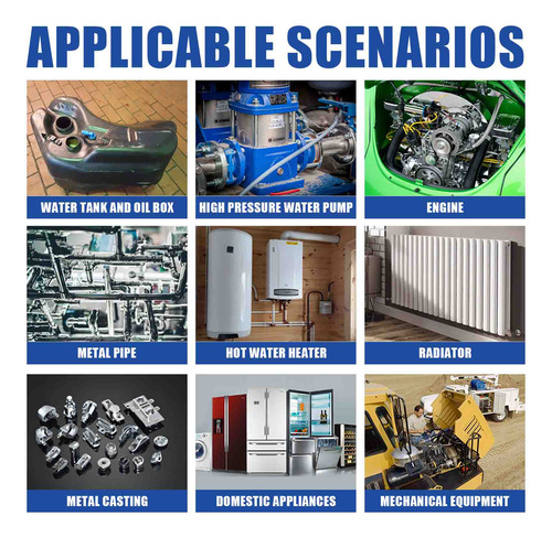 Soldadura A Alta Temperatura Que Detiene Las Fugas De Metal